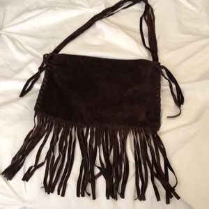 Kooba Brown Fringe Bag